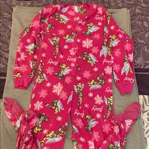 Tinkerbell adult footie pajamas!